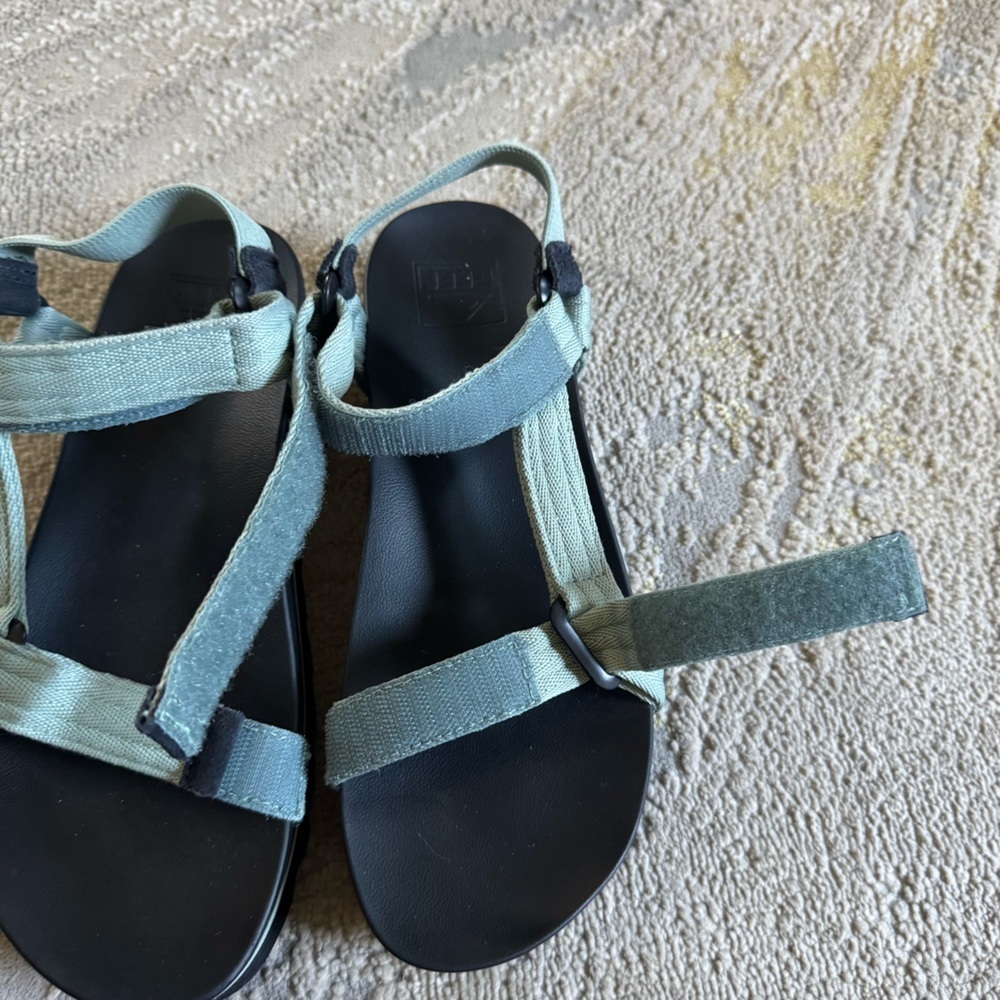 Reef sandals Cushion Rem Hi platform adjustable straps green comfort walking 8 - Picture 7 of 14